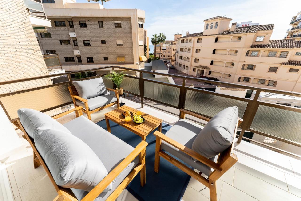 Sea View 2 Bedroom Apartment 2 Min Away From The Beach Torremolinos Ngoại thất bức ảnh